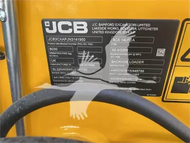 2022 JCB 3CX14 for sale