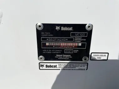 2021 Bobcat MT-100 for sale
