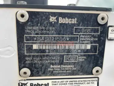 2022 Bobcat T66 for sale