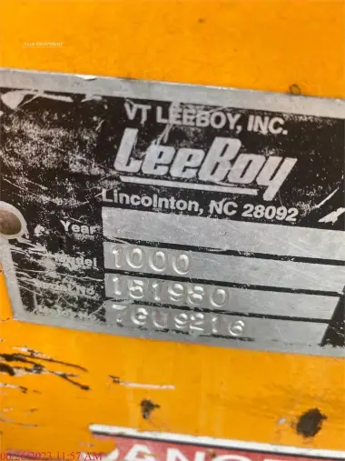 2017 LeeBoy 1000G for sale