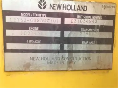 2002 New-Holland LB75B for sale