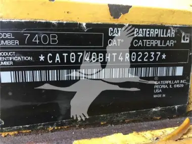2014 Caterpillar 740B for sale