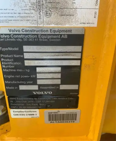 2022 Volvo A25G for sale