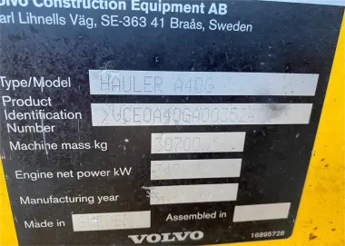 2020 Volvo A40G for sale