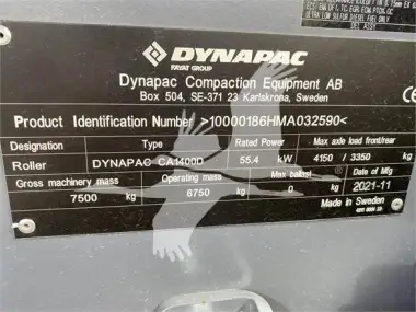 2022 Dynapac CA1400D for sale