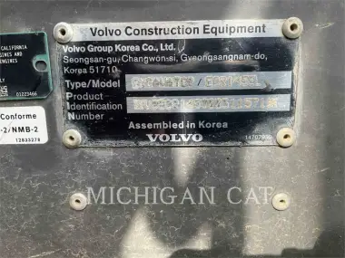 2018 Volvo ECR145EL for sale