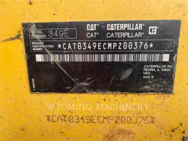 2011 Caterpillar 349E for sale