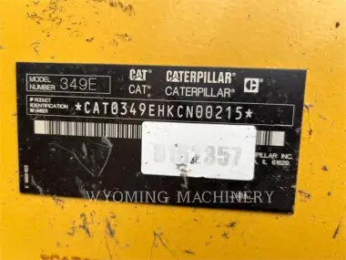 2011 Caterpillar 349E for sale