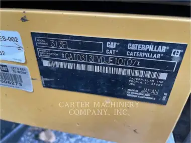 2017 Caterpillar 313FL for sale