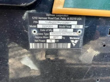 2022 Vermeer NAVIGATOR-D23X30-S3 for sale