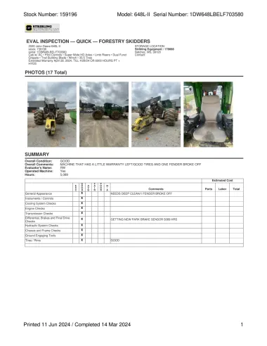 2020 John-Deere 648L-II for sale