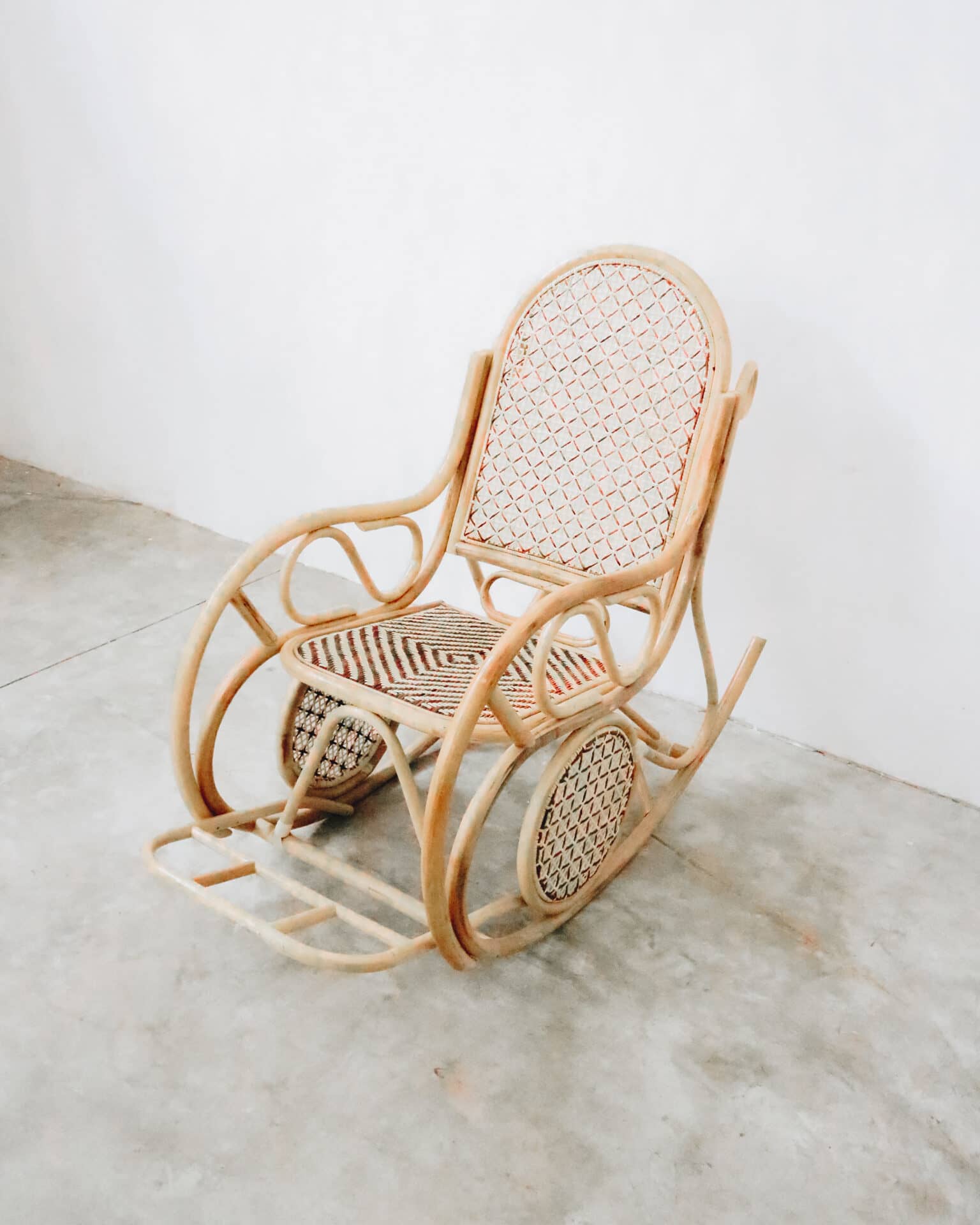 Zafia Rattan Rocking Chair