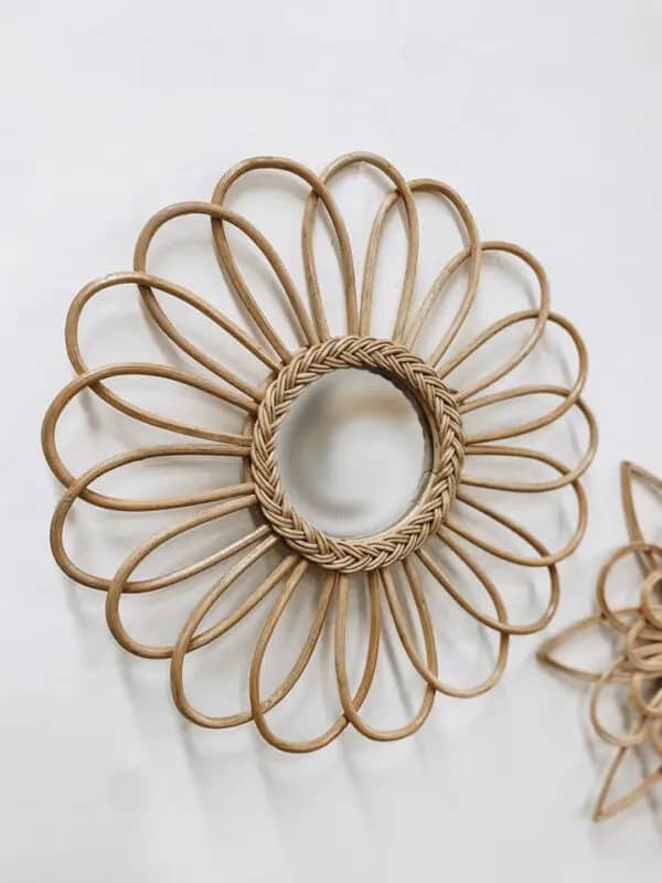 Rattan Wall Mirror 07