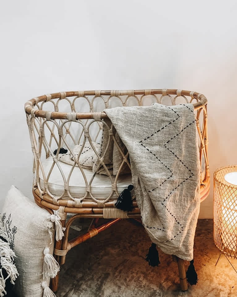 Eri Rattan Bassinet