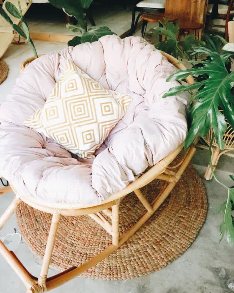 Papasan Rattan Swaddle Chair