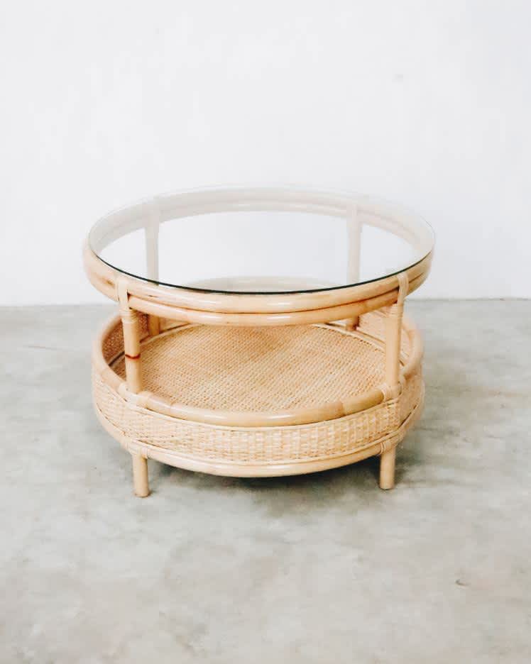 Loni Rattan Coffee Table
