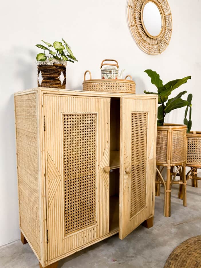 Tribe Rattan Desk / Cabinet