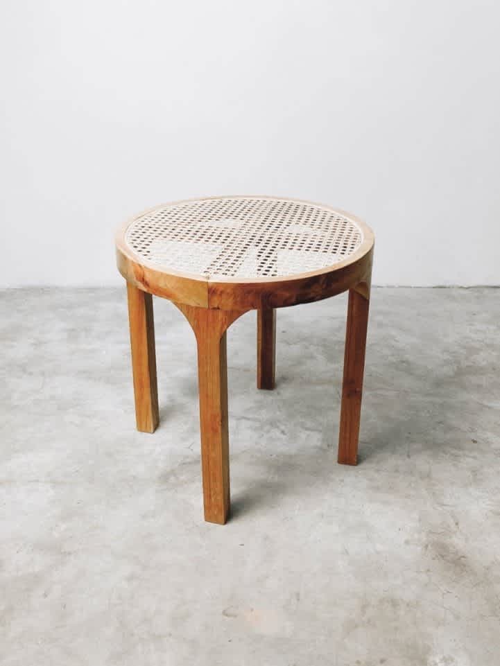 Teak Minimal Side Table