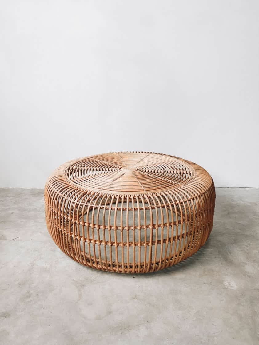 Super big rattan table
