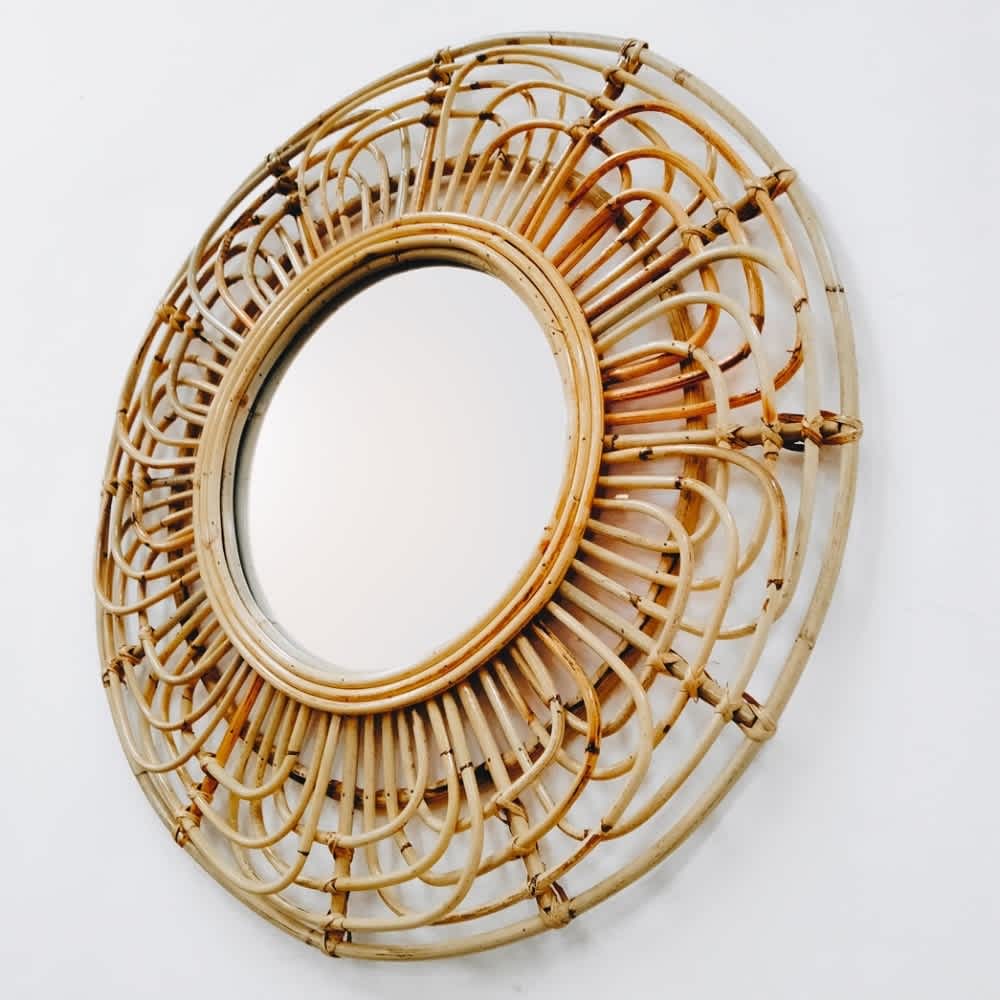Rattan Wall Mirror 12