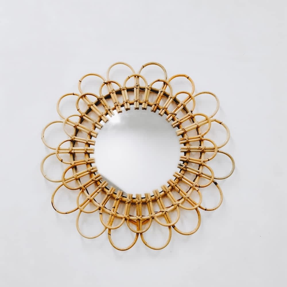 Rattan Wall Mirror 14
