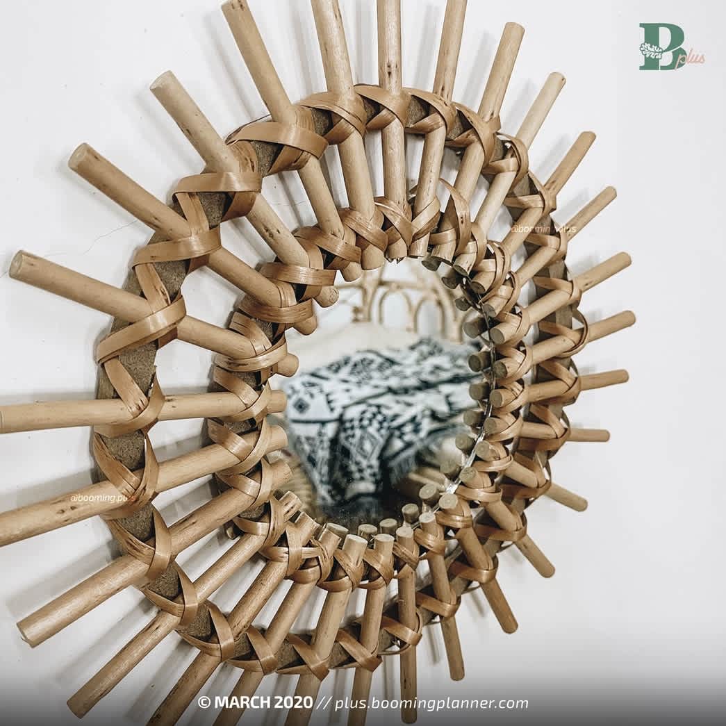 Tria Rattan Mirror