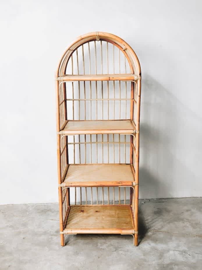 Curvy Rattan Rack / Shelf