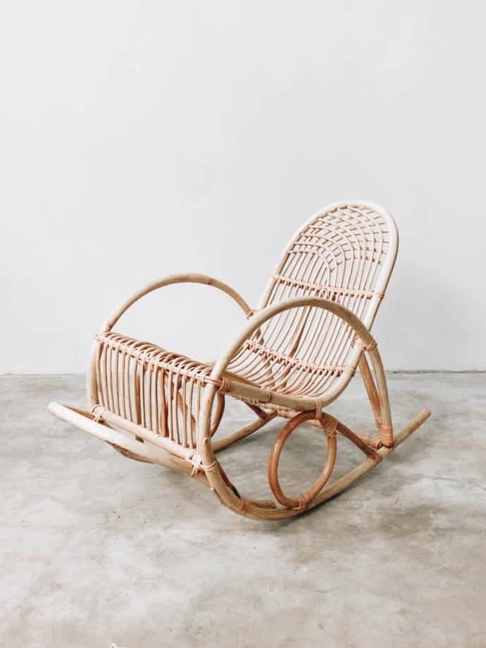 Kids Rattan Rocking Chair