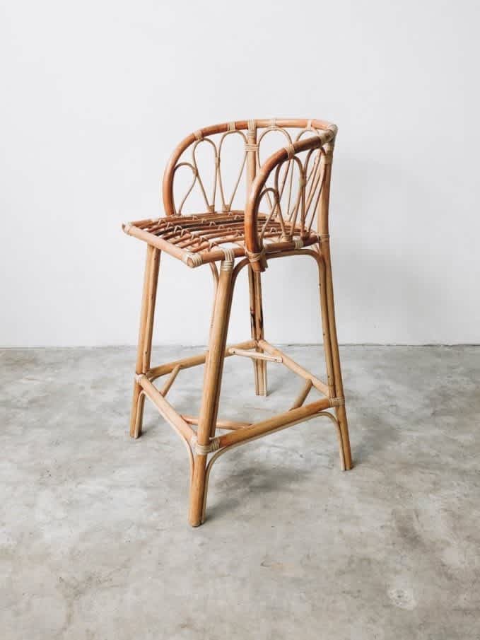 Full Rattan Highchair