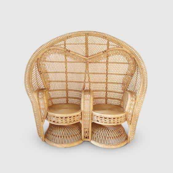 Rattan Double Peacock 01