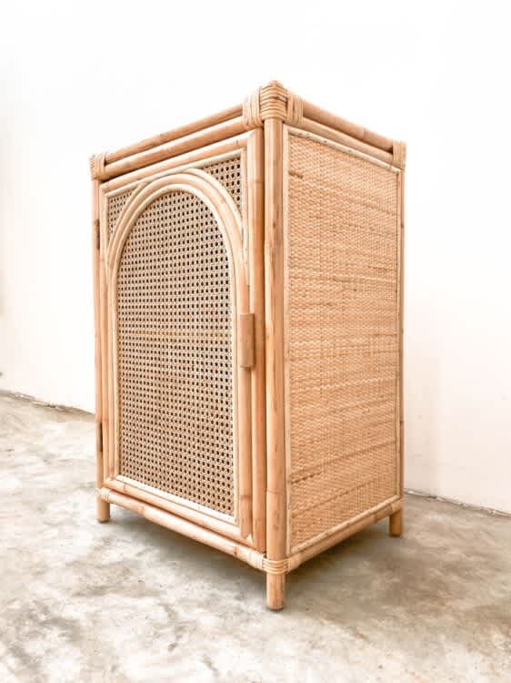 Fiona Rattan Mini Cupboard