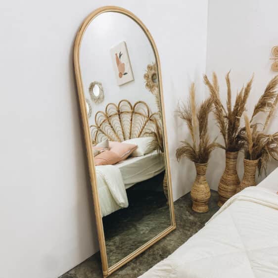 Candramaya Rattan Mirror