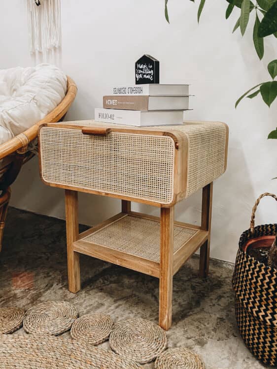 Tati Rattan Side Table