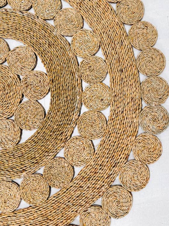 Bloom Rattan Jute Rug