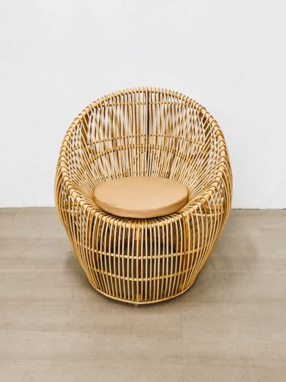 CaneLine Round Rattan Chair