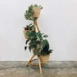 4 Tier Rattan Plant Pot