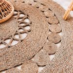 Round Motif Jute Rug
