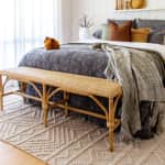 Lana Rattan Bench