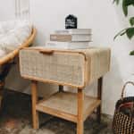 Tati Rattan Side Table