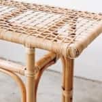 Rattan Light Bench