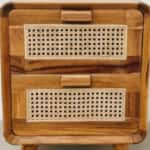 Dhamar Drawer Teak Side Table