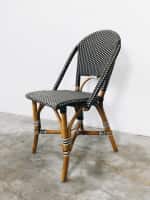 DarkGrey Synthetic Dining Chair