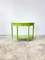 Curated 28 - Green Console Table