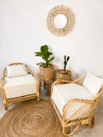 Malika Rattan Lounge Chair