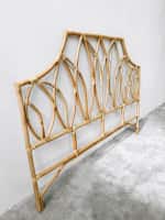 Curvy Rattan Bedhead / Headboard