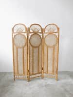 Vintage Design Rattan Partition