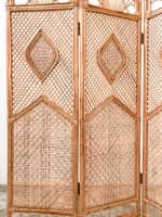 Irene 3 Panel Rattan Partition / Screen Divider
