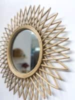 Natural Nirvana Rattan Wall Mirror
