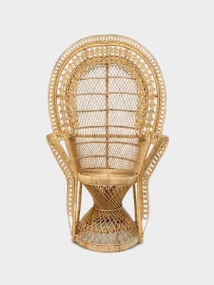 Melaney Rattan Peacock Chair