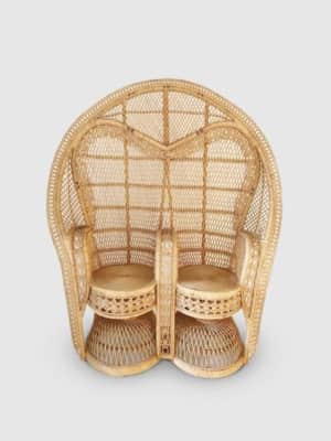 Rattan Double Peacock 01